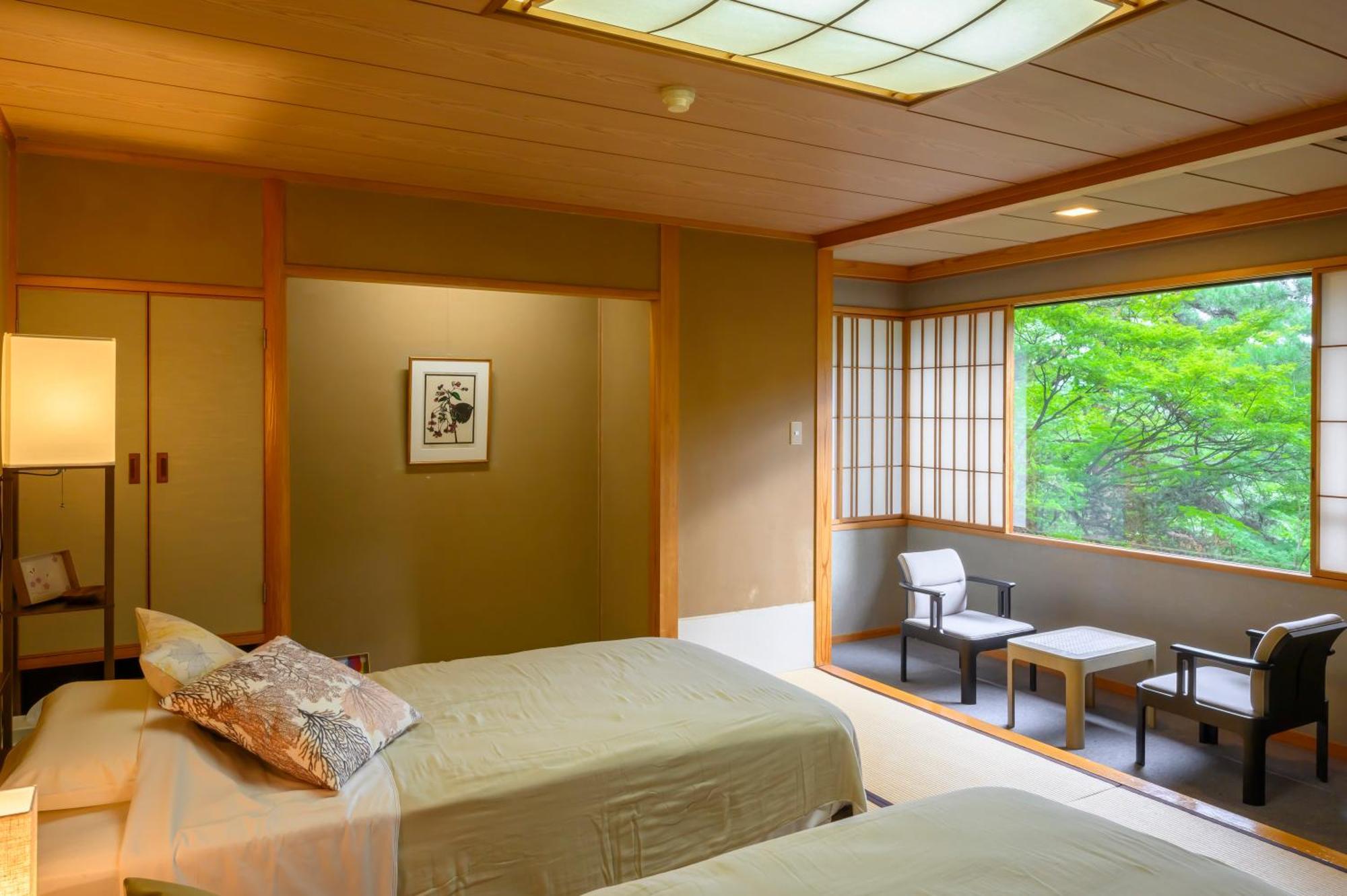 Senkeien Tsukioka Hotel Kaminoyama Esterno foto